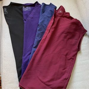 🔐SOLD 🔐 FIGS Scrub Set 4 Medical Uniforms Scrub Shirt + Pants Bundle